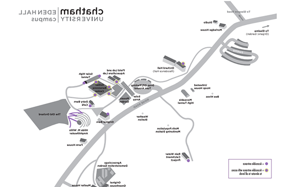 Map of the Eden Hall Campus